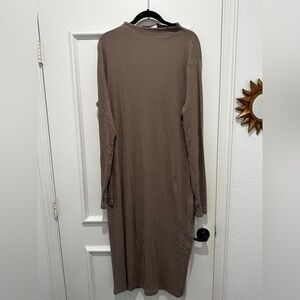 H&M Taupe Ribbed Top